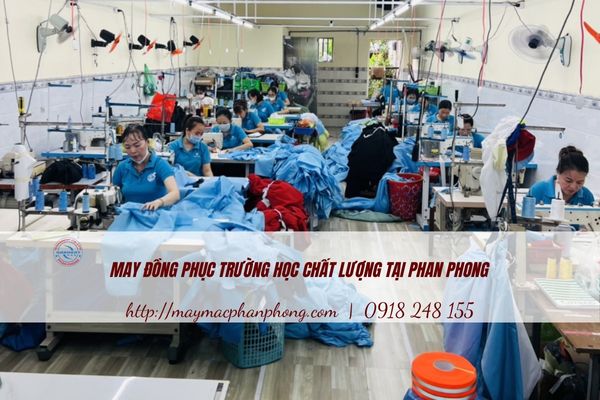 May đồng phục trường học